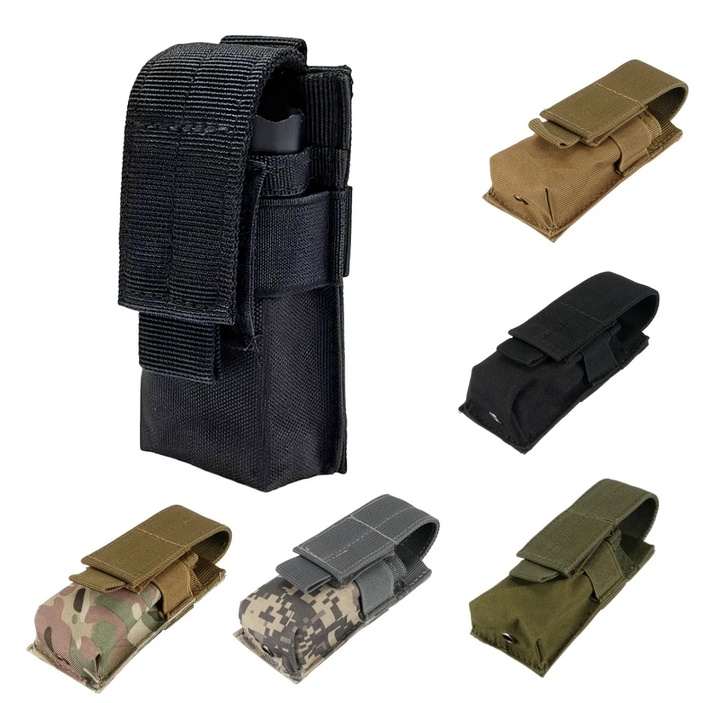 Edc Carry Knife - Molle tático m5 lanterna bolsa 9mm