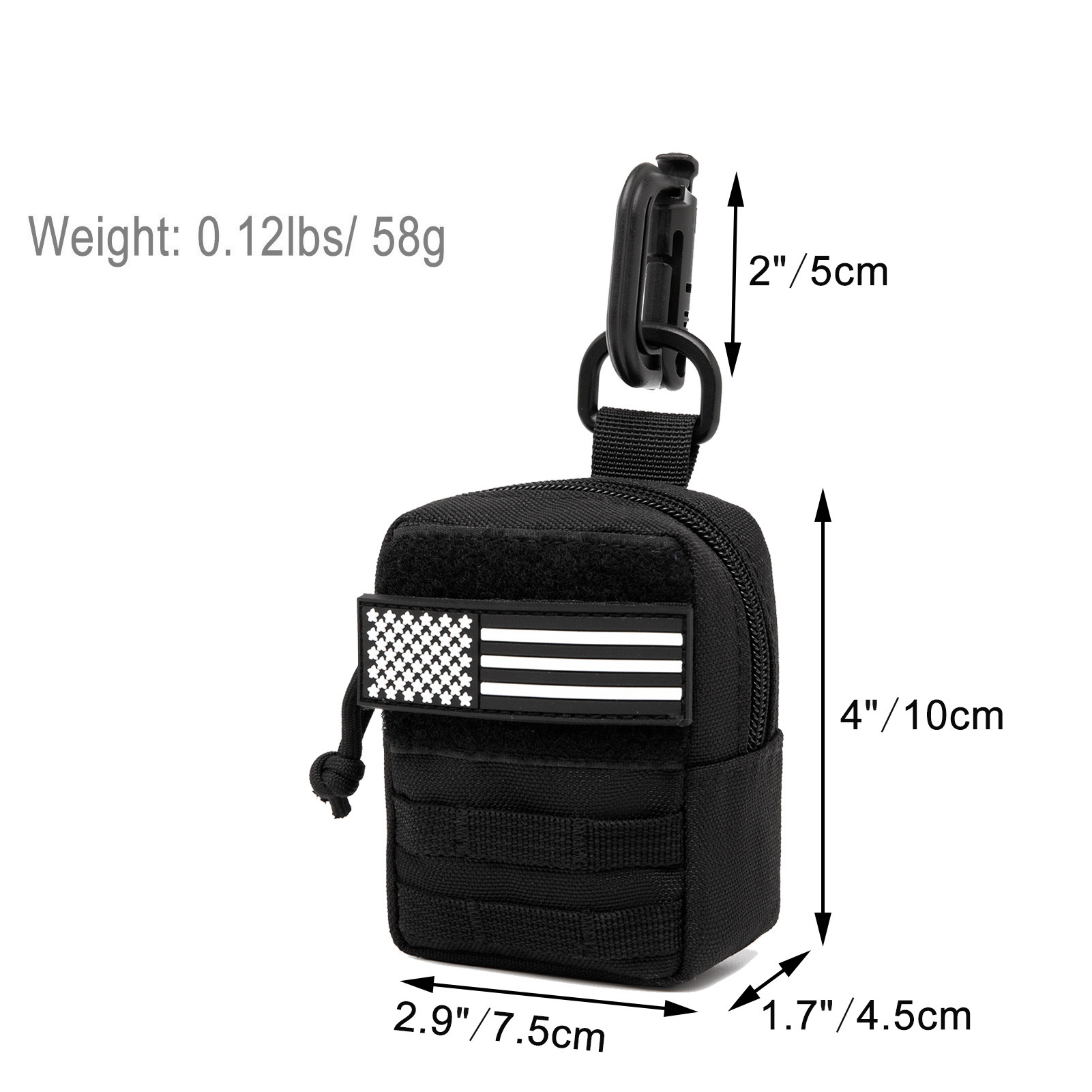 Bolsa utilitária mini MOLLE pa - Edc Carry Kit avaliação e preço