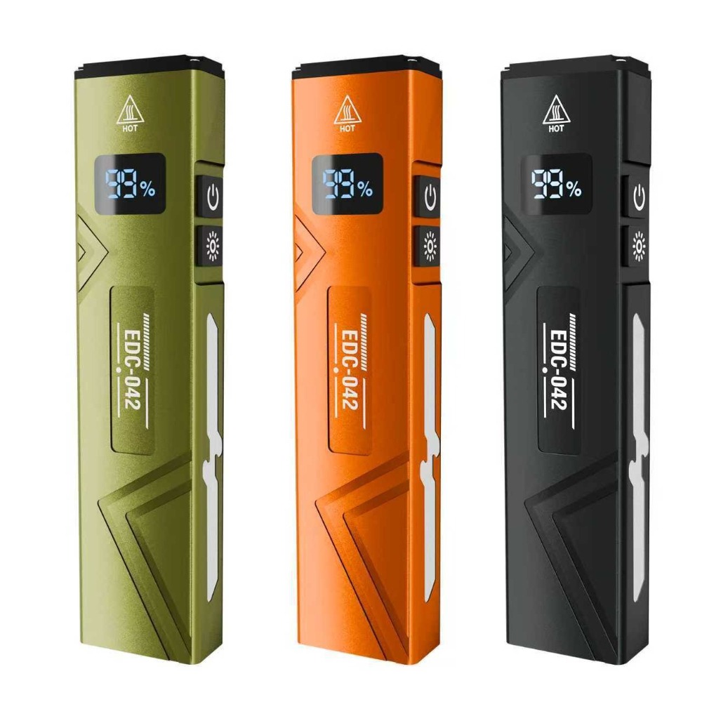 Lanterna EDC Recarregável com  - Edc Carry Clip avaliação e preço