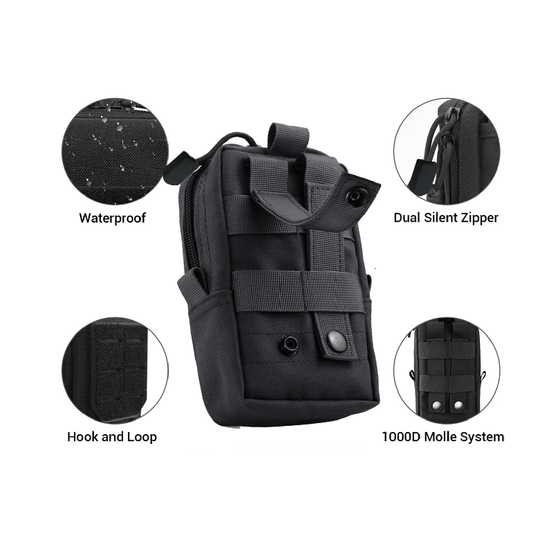 Bolsa Tática Molle para Cintur - Edc Carry Fanny Pack avaliação e preço