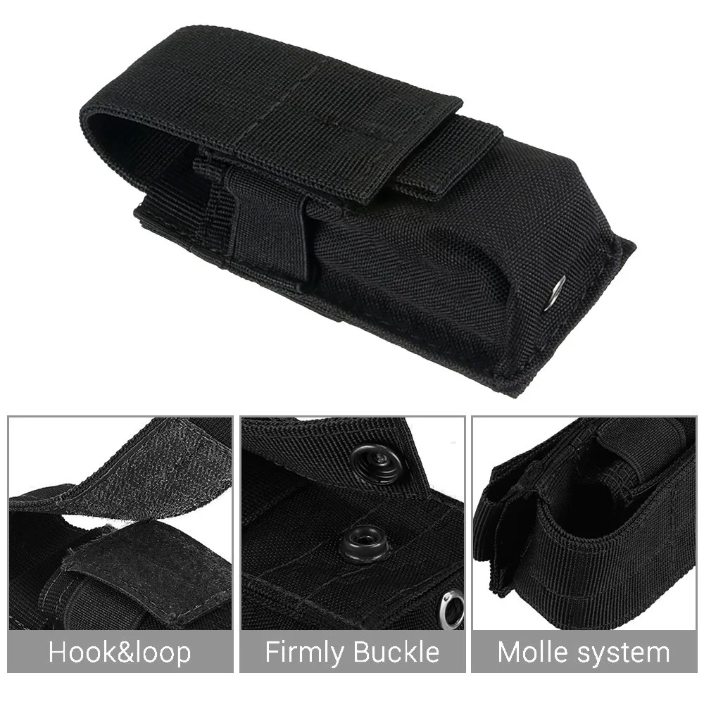 Molle tático m5 lanterna bolsa - Edc Carry Knife avaliação e preço