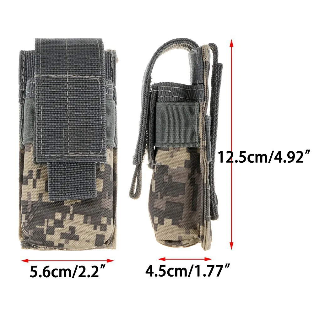Molle tático m5 lanterna bolsa - Edc Carry Knife avaliação e preço