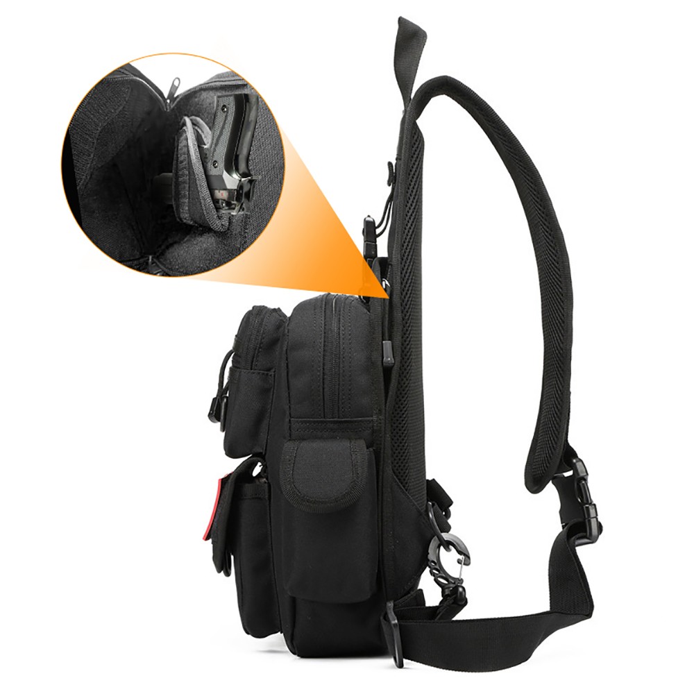 Bolsa Tática para Pistola de T - Edc Concealed Carry Sling Bag avaliação e preço
